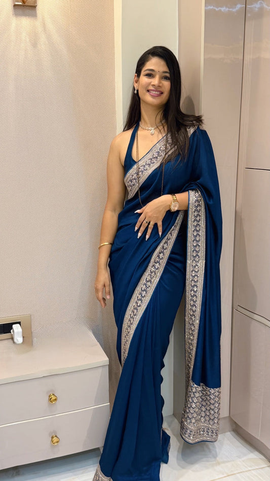 Blue zari